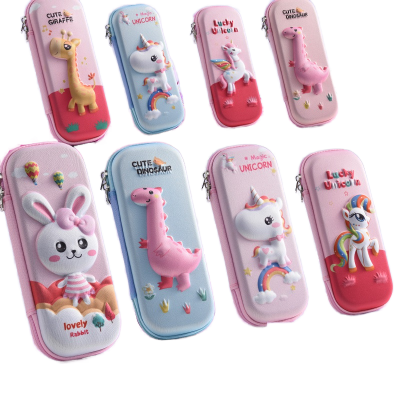 Must-Have School Item Cartoon EVA Case for Student Pencil Storage