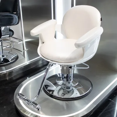 Luxury High Quality Hair Haircut Chair for Beauty Salon Adjustable High Seat Barber Chair Salon Barber Chair for Men Spa Chair
