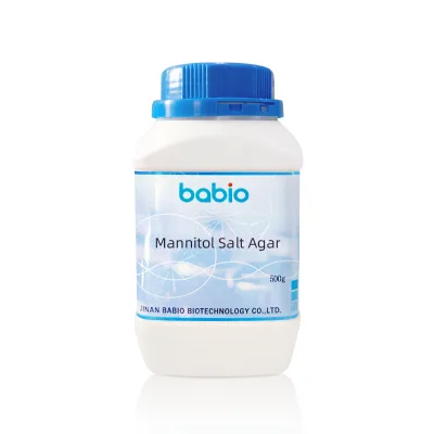 Babio Wholesale MSA Only 7.5% NaCl Mannitol Salt Agar Selective Medium for the Differentiation of Staphylococcus