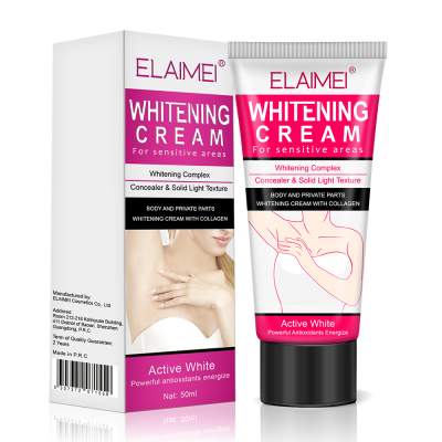 Body Whitening Cream for Armpit Elbow Knee Sensitive Areas Whitens Nourishes Repairs and Restores Skin
