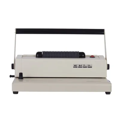 Shujun S15 4:1 Plastic Spiral Coil Book Binding Machine 46 Holes Coil Binder Metal Spiral Wire Binding Machine for Office