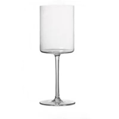 Graceful Crystal clear 14oz 450ml Edge Wine Glass with Stem for Wedding