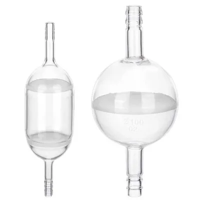 Glass Sand Core Filter Ball Spherical Gas Funnel Washing Pipe Filter Double Sand Core Filter Ball G1-G5