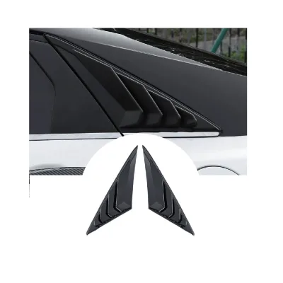 2pcs ABS Racing Style Rear Side Window Louvers Exterior Decoration Accessories Compatible for Hyundai Elantra 2021 2022 2023