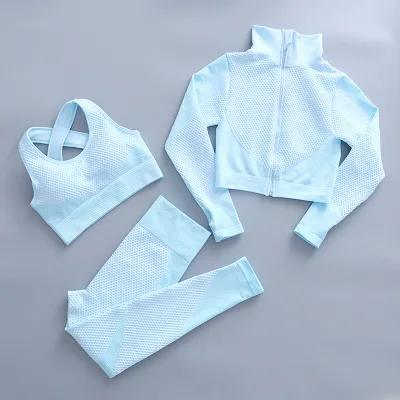 GC Wholesale Conjuntos De Fitness Gym Set Women Yoga Conjuntos Women Gym Wear Deportivos Para Mujeres Del Gym