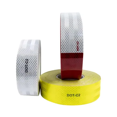 3HAO DOT C2 Retroreflective Self-Adhesive Round Shape Vehicle Conspicuity Tape for Traffic Safety & Emergency Rescue