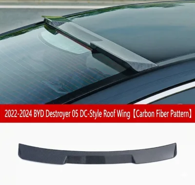 ABS Black Rear Trunk Spoiler Wing for BYD Destroyer 05/S5/SONG 2022 Car Exterior Body Kit Auto Styling Accessories