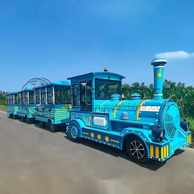 Surprise Price Outdoor Amusement Funfair Games Electric Trackless Tram Train Rides for Sale