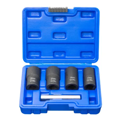 5 PCS Screwdriver Nut Extractor Tool Screw Bit Turnbuckle Nut Bolt Stud Remover Set Socket Auto Tool Accessories