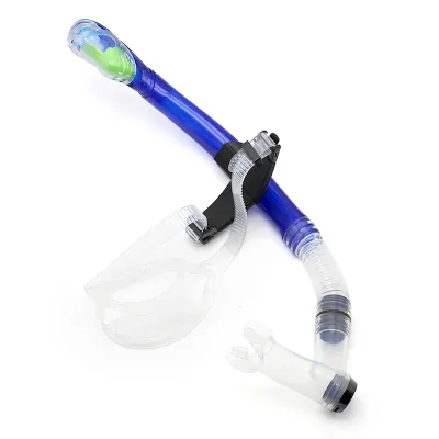 Customizable Color Logo Wholesale Adult Size Front Swimming Snorkel PVC and Silicone Material Adults Snorkel