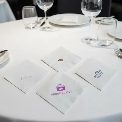 High Quality Cheap Custom Printed Disposable Paper Napkins Servietted Bain