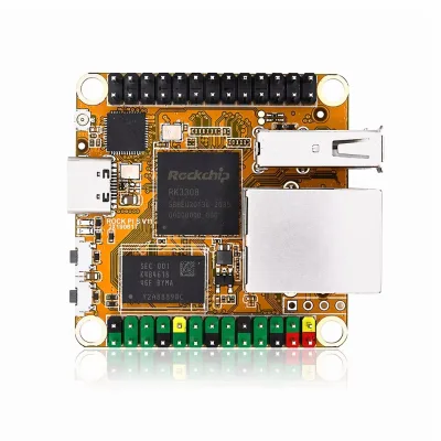 Original Rock PI S Rockchip RK3308 64Bit 4-Core A35 Development Board Mini Mainboard Single Board Computer for IOT Smart Speaker