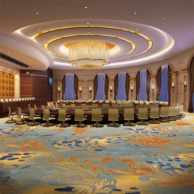Carpet Factory Nylon Printed Floral Pattern Carpet Roll Fireproof Banquet Room Hotel Carpet Billiard Carpet KTV Casino Carpet