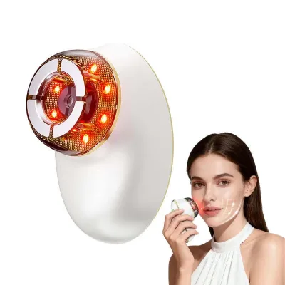 New Microcurrent Gua Sha Facial Massager ABS Rechargeable USB Vacuum Fat Burning Beauty Device Face Sculpting Neck Tightening