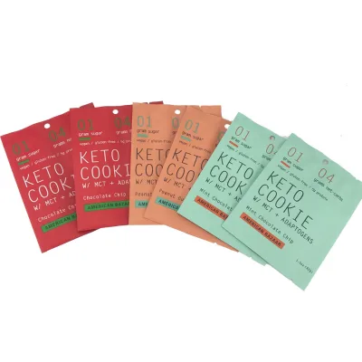 30g Smell Proof Heat Sealable Plastic Packing Cookies Packaging Mylar Bag