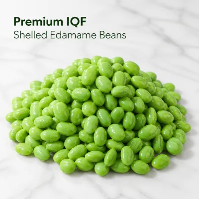 Factory Direct Premium Shelled Edamame Green Soybean Pieces Frozen for Sushi Bars Salad Toppings and Ready Meal Manufacturers
