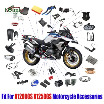 Fit for BMW R1200GS R1250GS ADV Motorcycle Accessories Parts Seat LED Turn Light Windshield Protector Brake Pads Bag