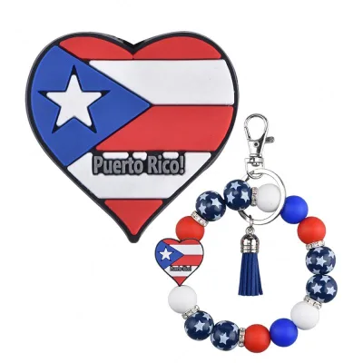 Wholesale Eco-friendly Colorful Focal Beads Bulk Football Team Logo Hotsale Popular Soft PVC Ready to Ship