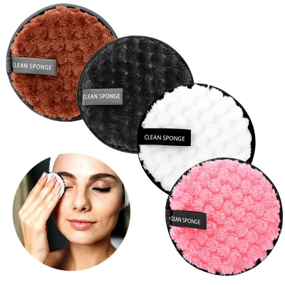 Best Seller Washable Face Cleansing Pads Private Label Reusable Facial Cloth Pads Makeup Remover Wash Body Makeup Remover Pad