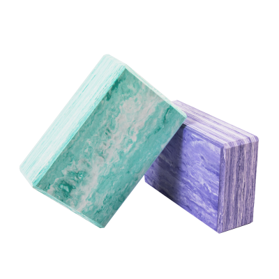 Pilates EVA Yoga Block Engraved,EVA Foam Camouflage Yoga Brick