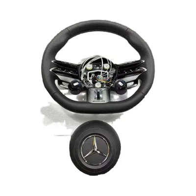 For 2019-2024 Mercedes-Benz AMG W464 W463 G550 G500 G63 G65 Big G Carbon Fiber Dragonfly Steering Wheel