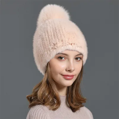 Fur Mink Hats for Ladies