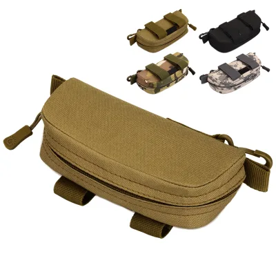 Factory Supply Hiking Camping Running Molle Glasses Gag Belt Waterproof Waist Pouch Pack Tactical Edc Pouch