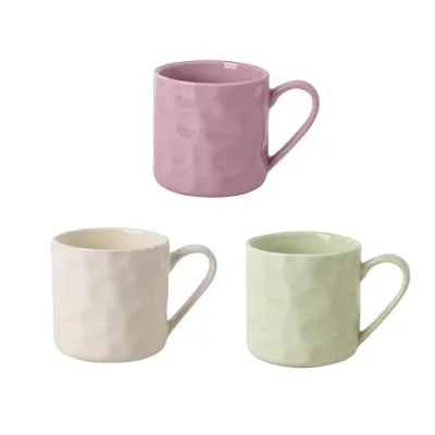 Wholesale Nordic Style Irregular Colored Ceramic Tea Cups Nordic Handmade Mugs Coffee Mug for Gift