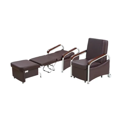 Convertible Hospital Luxurious Accompanier's Chair Chair Bed Sofa Medical Sleeper Chair Folding Bed