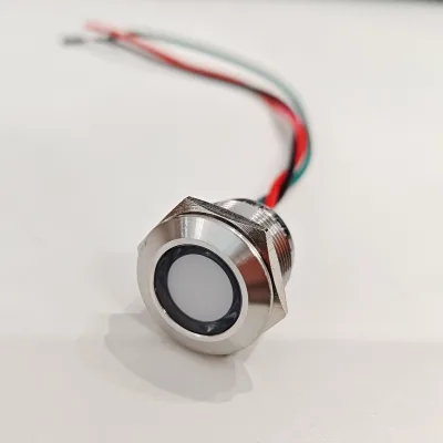 CMP Metal 19mm Indicator Light with Cable Tri Color Bi Bolor RGY RGB