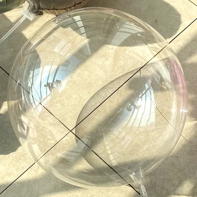Child Birthday Party Decoration TPU Transparent Odorless 50 Inch Bubble Balloons