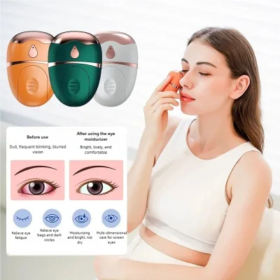 Multi Functional Eye Massager with Eye Spray Hydration Hot Compress for Eye Care and Relieving Eye Fatigue