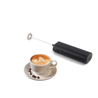 Popular Product Black Household Use Mini Electric Foam Machine Portable Milk Frother