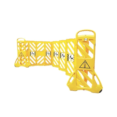 Durable Warning Mobile Collapsible Barrier Folding Temporary Fence Expandable Barricade Portable Multi-Gate Bollards