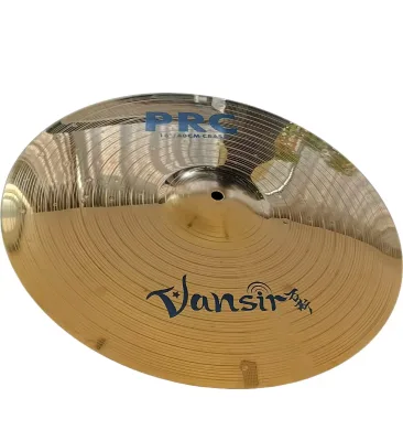 Vansir South American Pop Crash Cymbal 40cm Diameter Metal Professional Performance Practice Yellow High Grade-Cooperative
