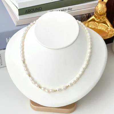 New Design Handmade Fresh Water Pearl Necklace for Woman Fashion Jewelry