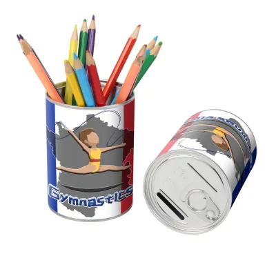 Custom Cardboard Tube Piggy Bank Children's Educational Toys Promotional Items with logo Printing