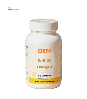 OEM Krill Oil Softgel for Brain and Heart  High Quality Nutritional Supplements