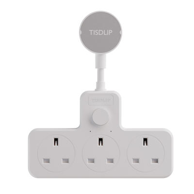 2-way Plug Extension With 2 USB Master Switched Multi-plug Adapter Extension Cord Short Wire