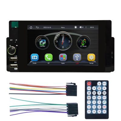 Factory 5.5 Inch 1 Din Full Hd Car Mp5 Monitor Navigation Car Tv Radio Stereo Bt Fm Receiver Multimedia Car Mp5 Player