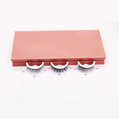 BlingBlang Easy to Wear No Glue Lashes Self Adhesive Diy Press on Faux Mink Eyelashes