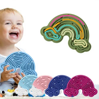 Sensory Activity Board Educational Toy for Children & Youth BNT Brand Cloud Sensory Training Silicone Stress Relief DIY Toys