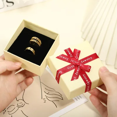 Wholesale High Grade Rings Jewelry Boxes Bow Necklaces Earrings Bags Ornament Boxes