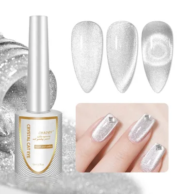 Professional Wholesale Cat Eye Reflective Gel Nail Polish Set Custom logo 15ml Diamond Cat Eye Gel Nail Polish