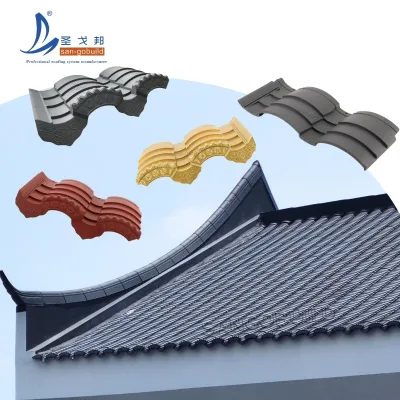 Chinese Style Handmade Roof Tiles Fireproof Waterproof Durable for Classic Architecture and Villas