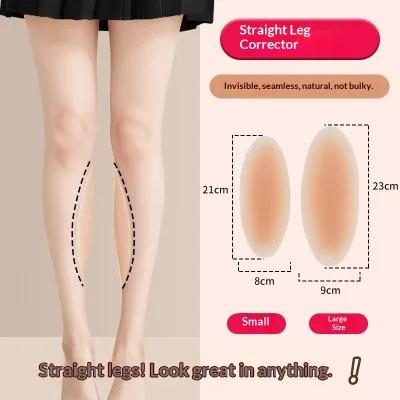 MISS&HUA One-piece Seamless Calf Pad Silicone Straight Leg Patch Shaping Self-adhesive No Trace Sexy Leg Correction OX-type Men