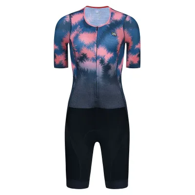 Custom Sublimation Printing Cycling Skin Suit Moisture Wicking Bicycle Suit High Elastic Road Bike Skin Suit