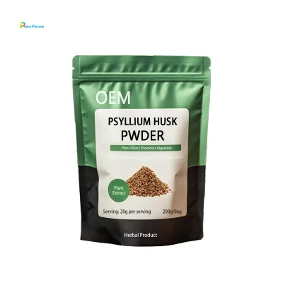 OEM Organic Psyllium Husk Powder - Plant Based Superfood - Good Source of Fiber for Gluten-Free Baking, Juices & Smoothies