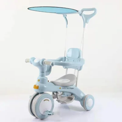 Children Safety Riding Toys Kids Tricycles Baby Trike with Parent Handle