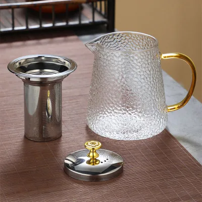 High Quality Glass Teapot Glass Chinese Tea Pot Glass Teapot with Infuser